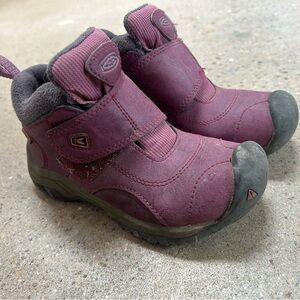 KEEN Kids' Maroon Adventure Boots
